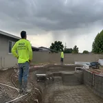 Weather surveillance during pour